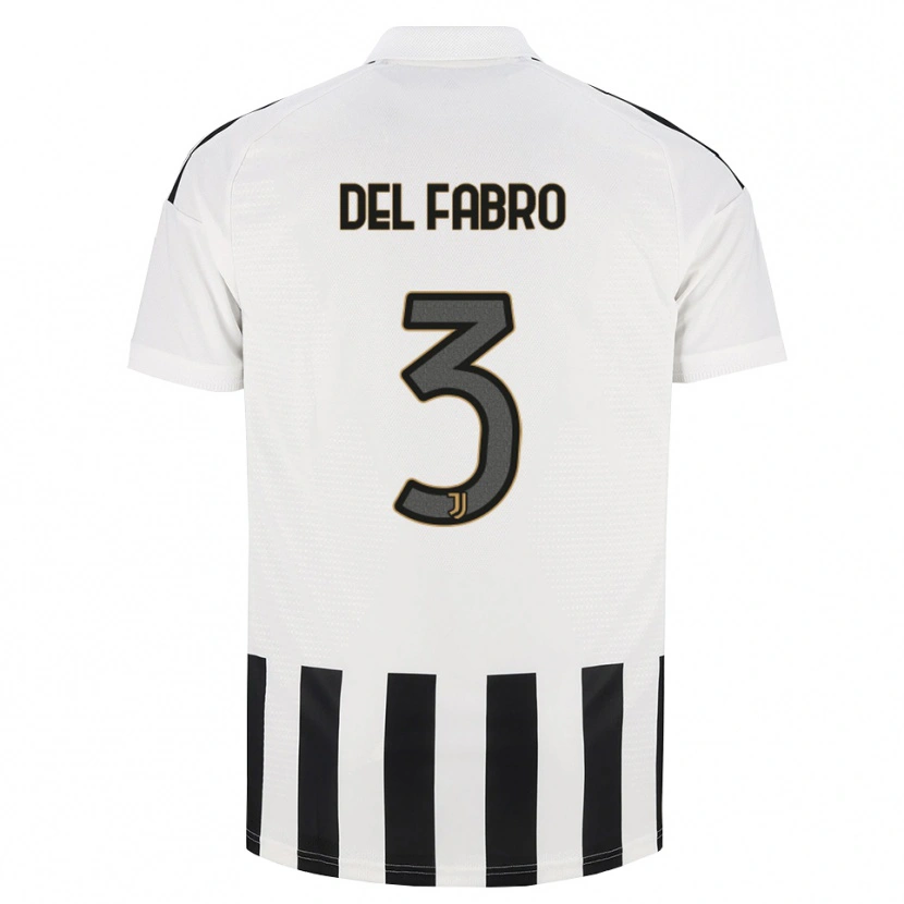 Danxen Men Jacopo Del Fabro #3 Black White Brown Home Jersey 2026/27 T-Shirt