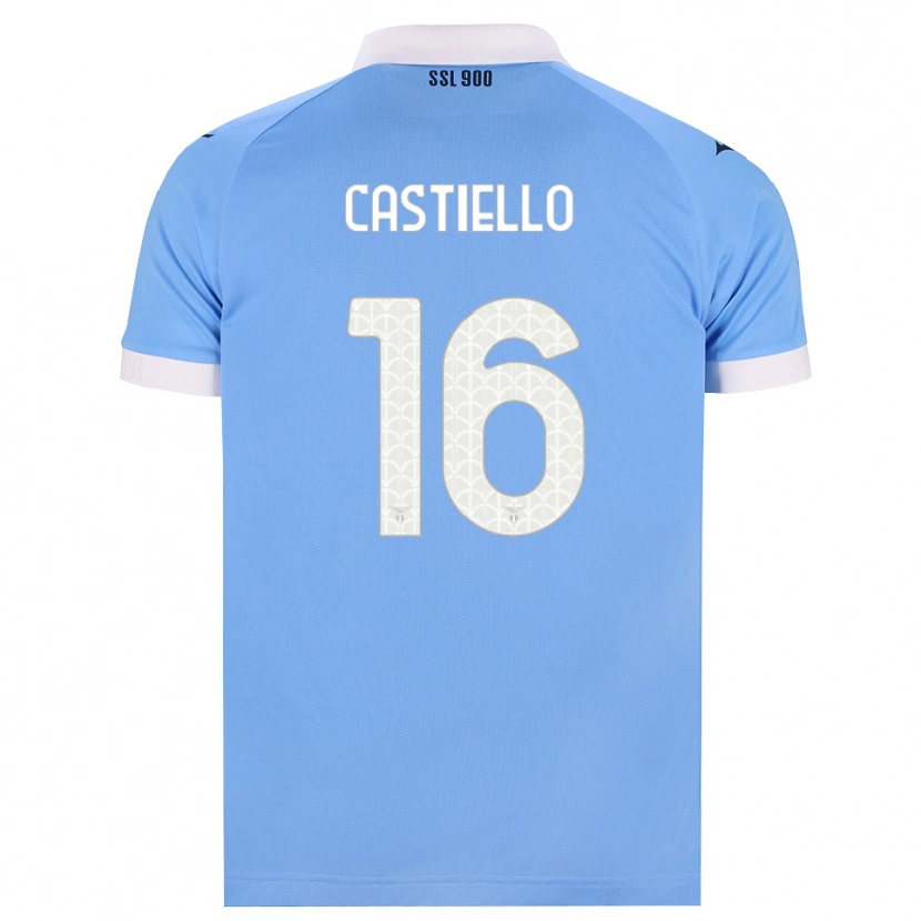 Danxen Men Antonietta Castiello #16 Sky Blue Black White Home Jersey 2026/27 T-Shirt