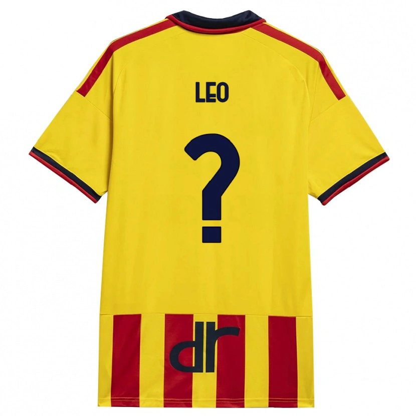Danxen Men Giulio Leo #0 Yellow Red Home Jersey 2026/27 T-Shirt