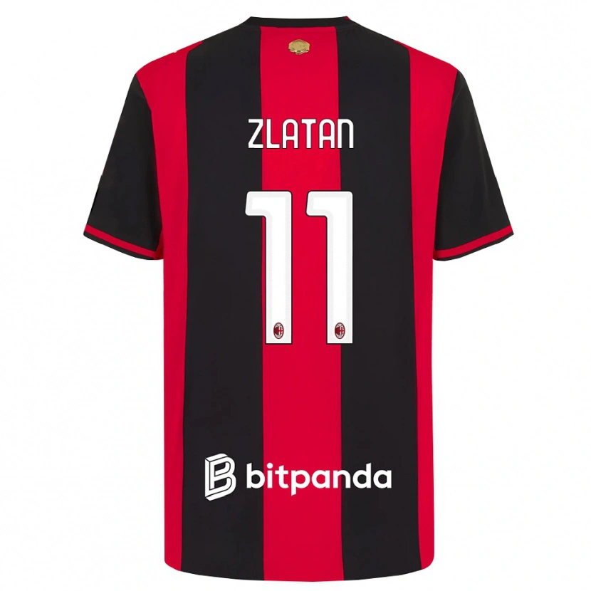 Danxen Men Zlatan Ibrahimovic #11 Red Black White Home Jersey 2026/27 T-Shirt