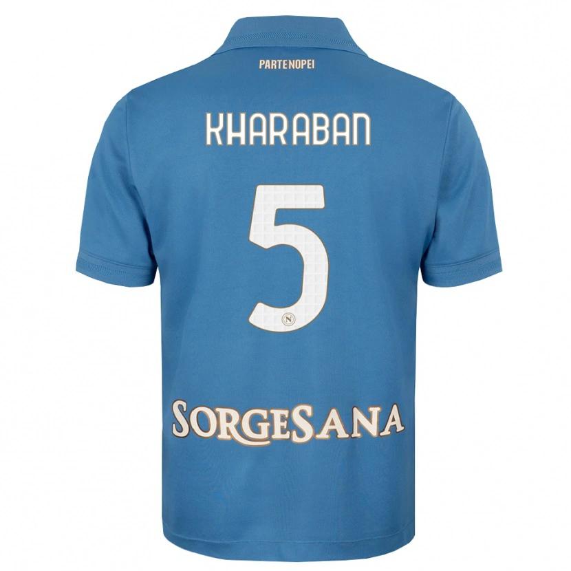 Danxen Men Vitaliy Kharaban #5 Haze Blue White Home Jersey 2026/27 T-Shirt