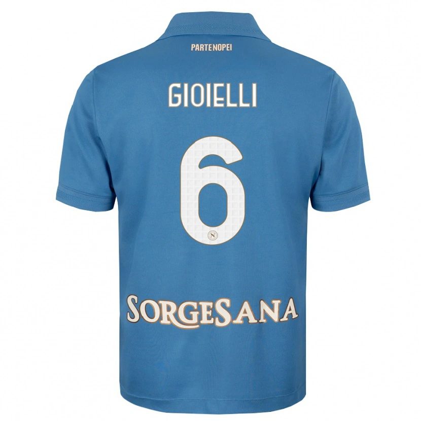 Danxen Men Francesco Pio Gioielli #6 Haze Blue White Home Jersey 2026/27 T-Shirt