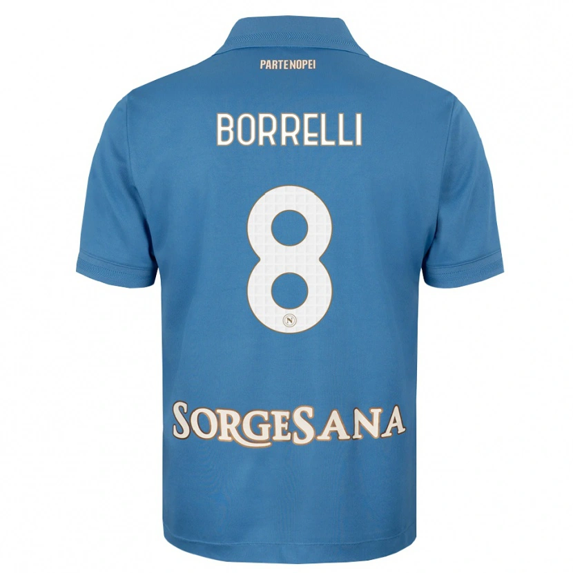 Danxen Men Ciro Borrelli #8 Haze Blue White Home Jersey 2026/27 T-Shirt