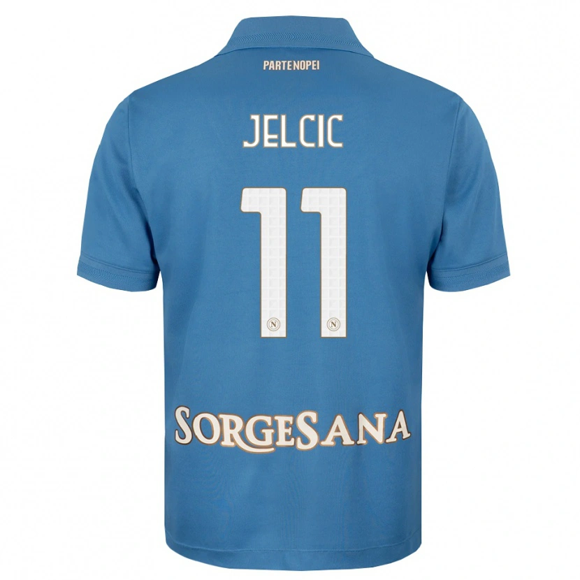 Danxen Men Maja Jelčić #11 Haze Blue White Home Jersey 2026/27 T-Shirt