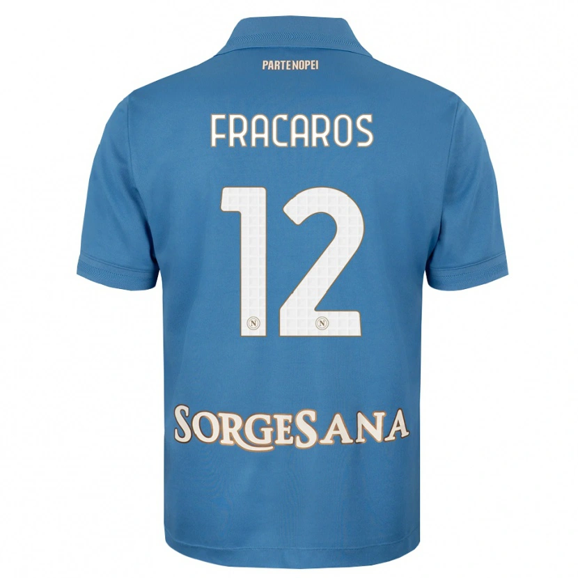 Danxen Men Caterina Fracaros #12 Haze Blue White Home Jersey 2026/27 T-Shirt