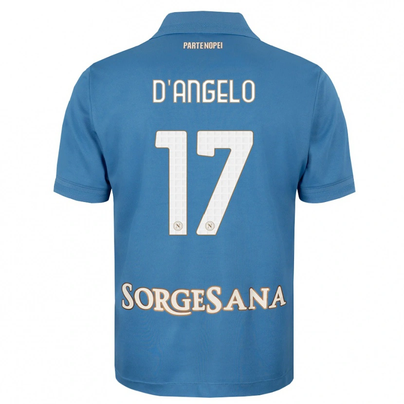 Danxen Men Giuseppe D'angelo #17 Haze Blue White Home Jersey 2026/27 T-Shirt