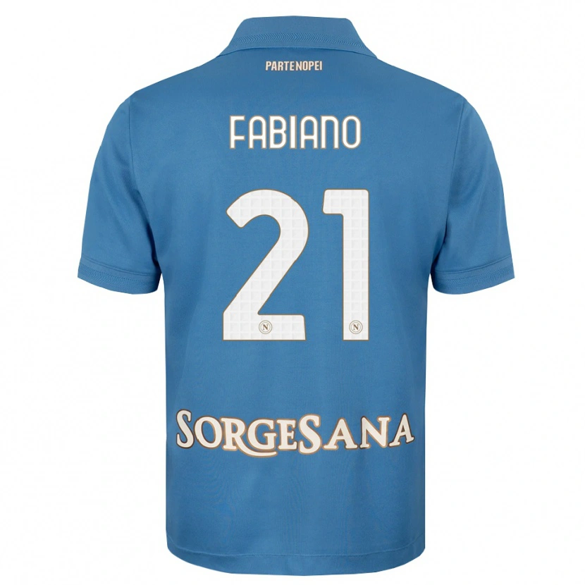 Danxen Men Francesca Fabiano #21 Haze Blue White Home Jersey 2026/27 T-Shirt