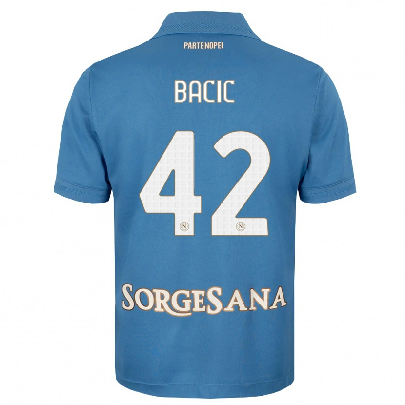 Danxen Men Doris Bačić #42 Haze Blue White Home Jersey 2026/27 T-Shirt