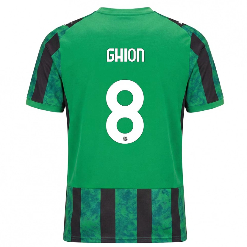 Danxen Men Andrea Ghion #8 Green Black White Home Jersey 2026/27 T-Shirt