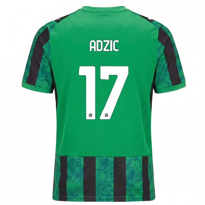 Danxen Men Vasilije Adžić #17 Green Black White Home Jersey 2026/27 T-Shirt