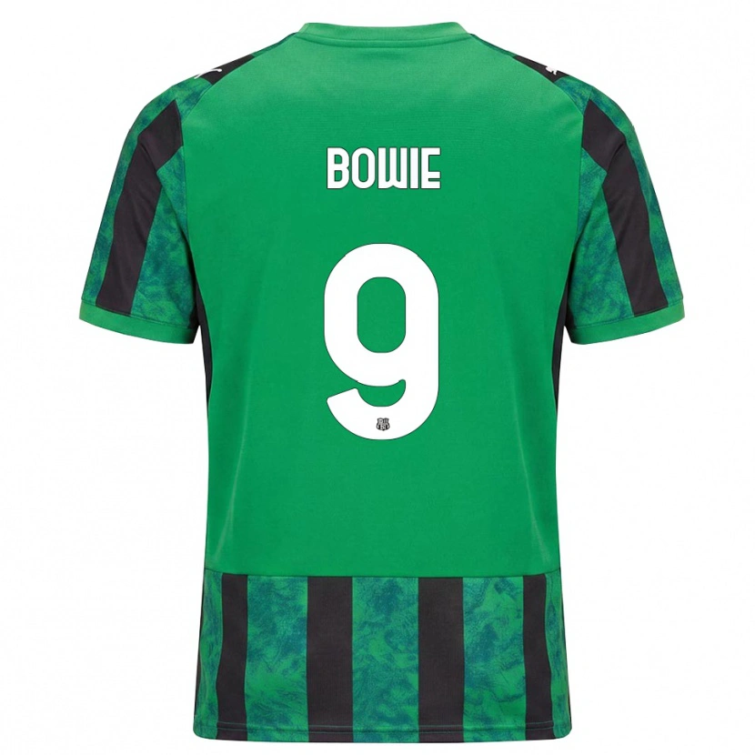 Danxen Men Kieron Bowie #9 Green Black White Home Jersey 2026/27 T-Shirt