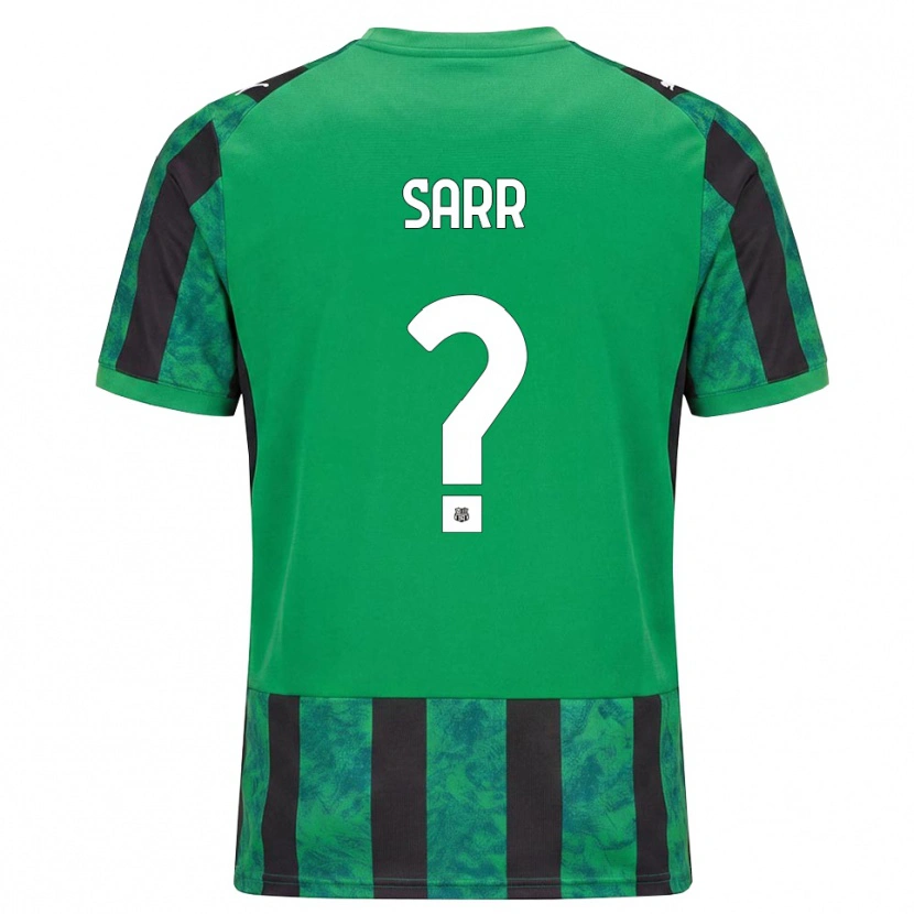 Danxen Men Demba Sarr #0 Green Black White Home Jersey 2026/27 T-Shirt