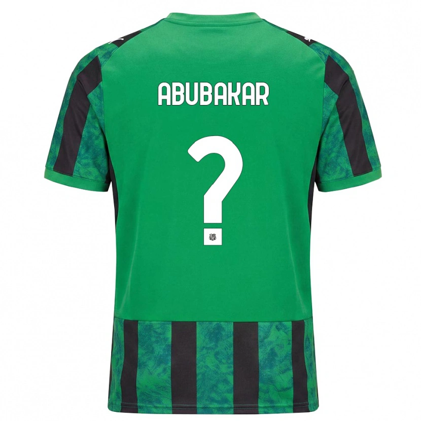 Danxen Men Salim Abubakar #0 Green Black White Home Jersey 2026/27 T-Shirt