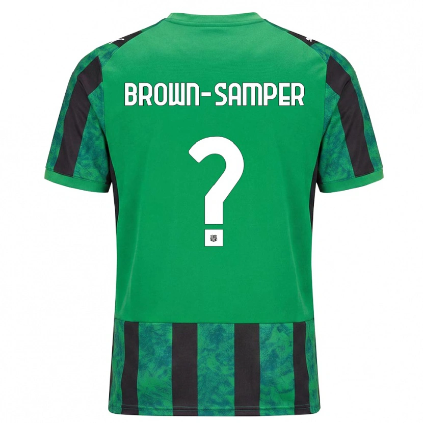 Danxen Men Isaac Brown-Samper #0 Green Black White Home Jersey 2026/27 T-Shirt