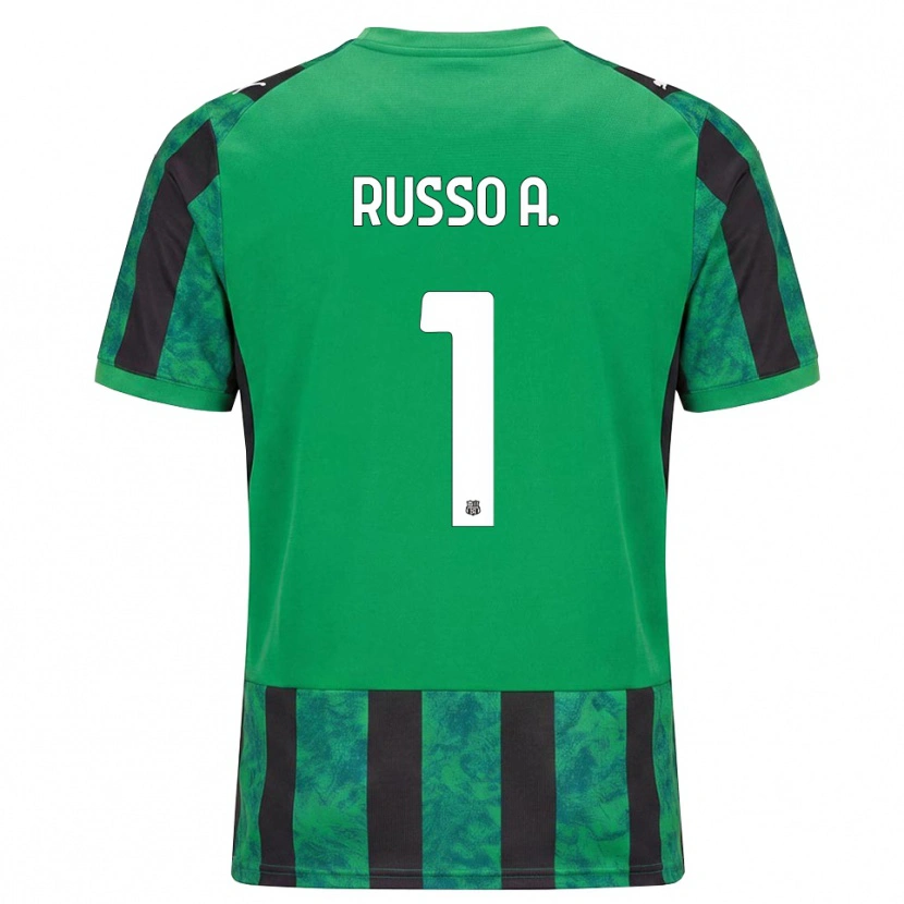 Danxen Men Alessandro Russo #1 Green Black White Home Jersey 2026/27 T-Shirt