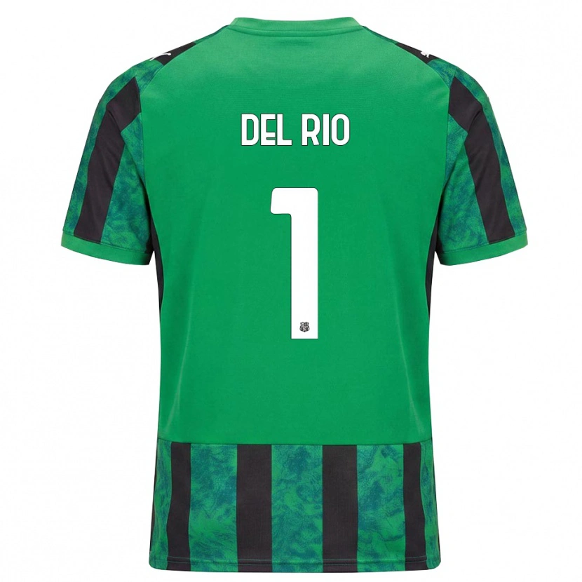 Danxen Men Davide Del Rio #1 Green Black White Home Jersey 2026/27 T-Shirt
