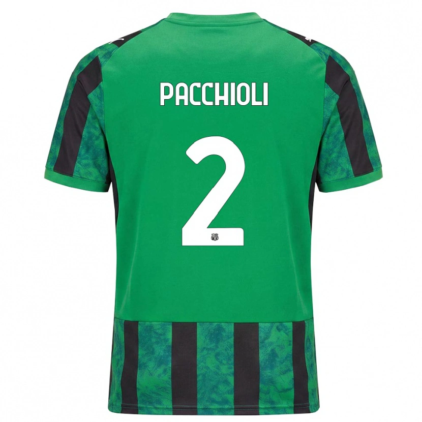 Danxen Men Devis Pacchioli #2 Green Black White Home Jersey 2026/27 T-Shirt