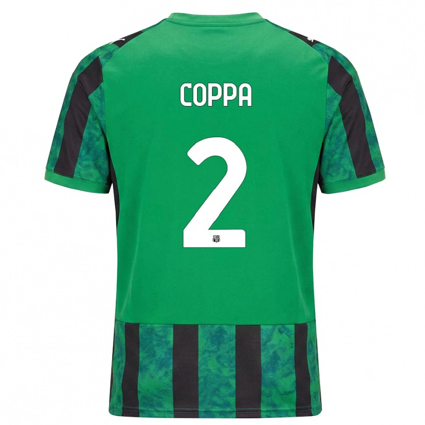Danxen Men Samuele Coppa #2 Green Black White Home Jersey 2026/27 T-Shirt