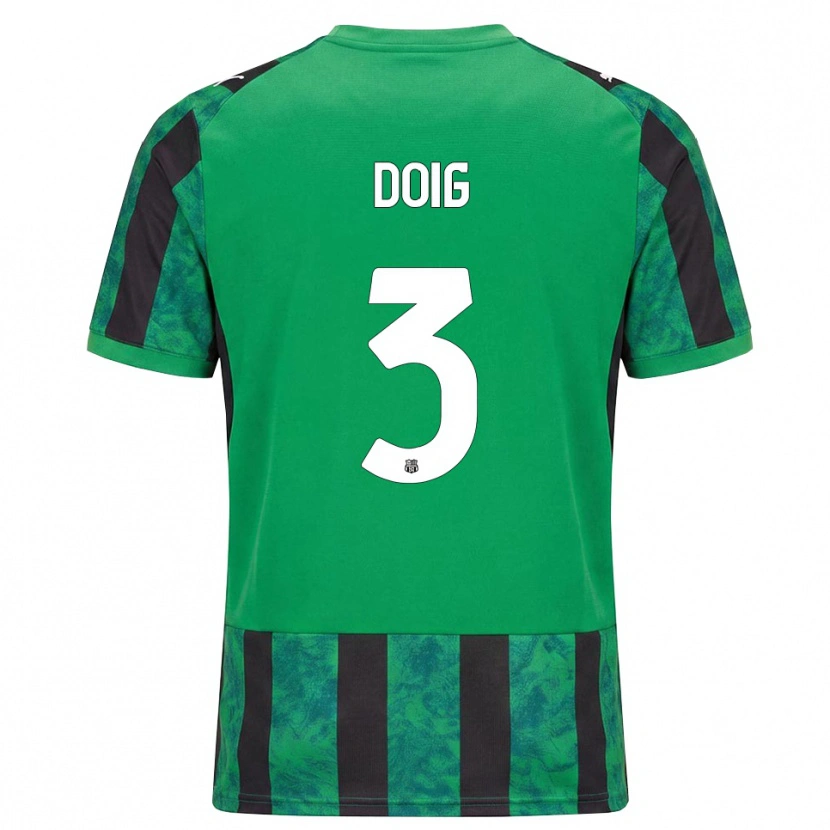 Danxen Men Josh Doig #3 Green Black White Home Jersey 2026/27 T-Shirt