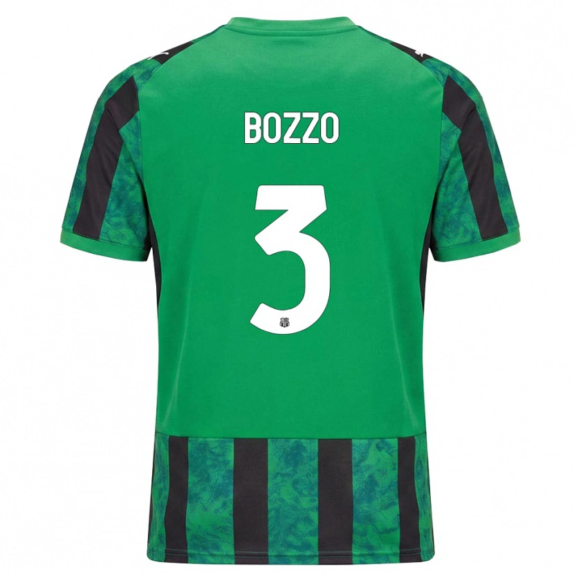 Danxen Men Marco Bozzo #3 Green Black White Home Jersey 2026/27 T-Shirt