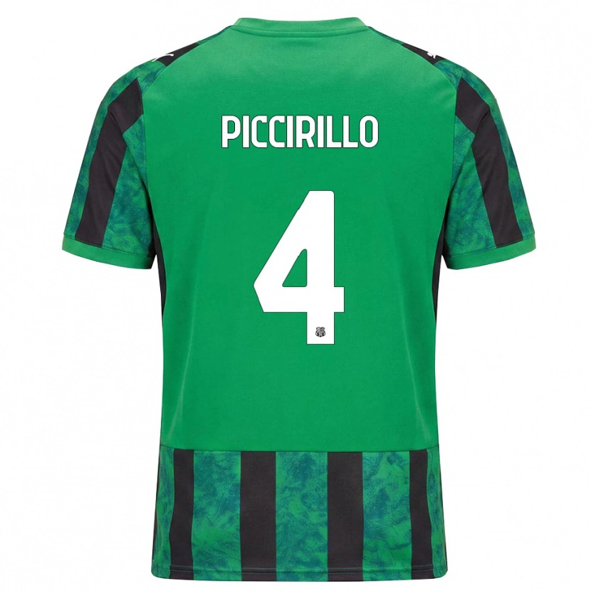 Danxen Men Michele Piccirillo #4 Green Black White Home Jersey 2026/27 T-Shirt