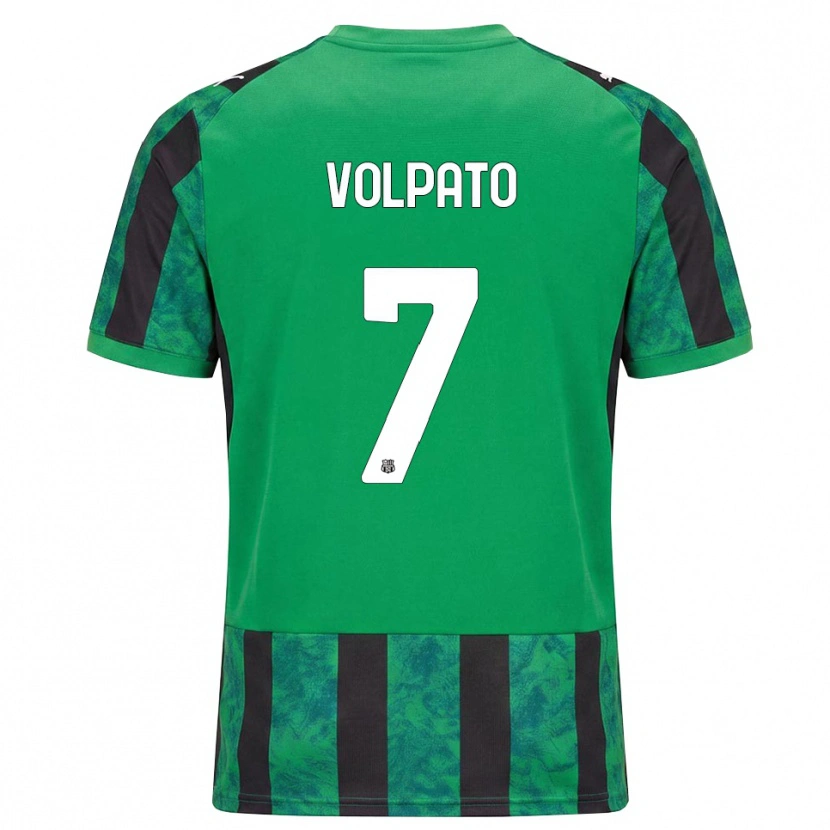 Danxen Men Cristian Volpato #7 Green Black White Home Jersey 2026/27 T-Shirt