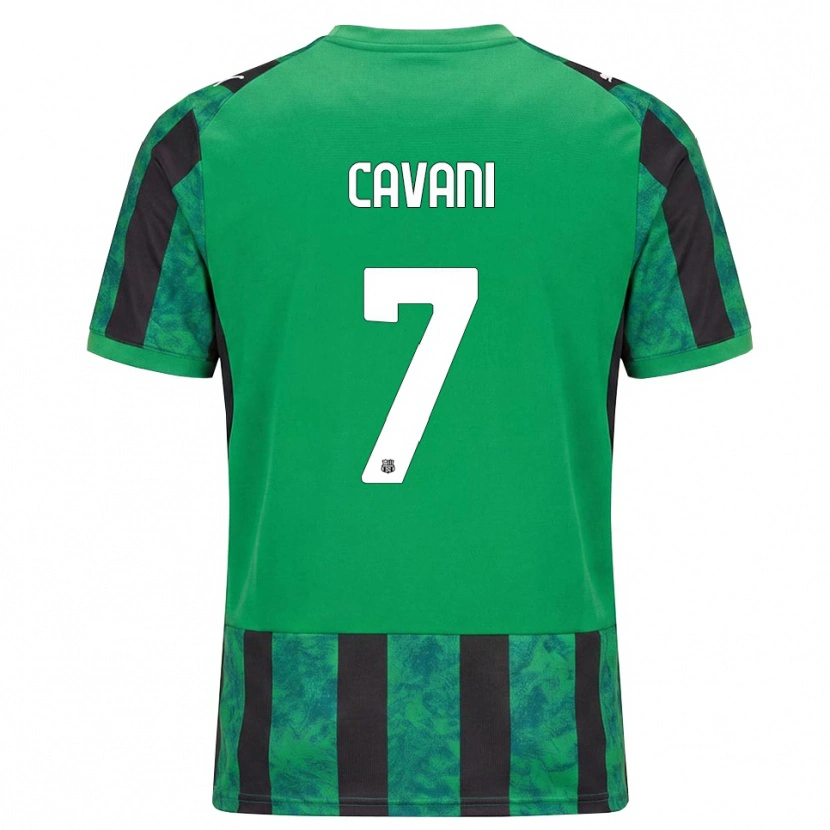 Danxen Men Lorenzo Cavani #7 Green Black White Home Jersey 2026/27 T-Shirt