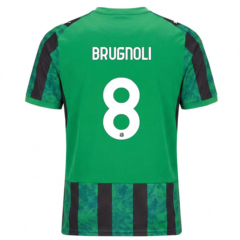 Danxen Men Giuseppe Brugnoli #8 Green Black White Home Jersey 2026/27 T-Shirt