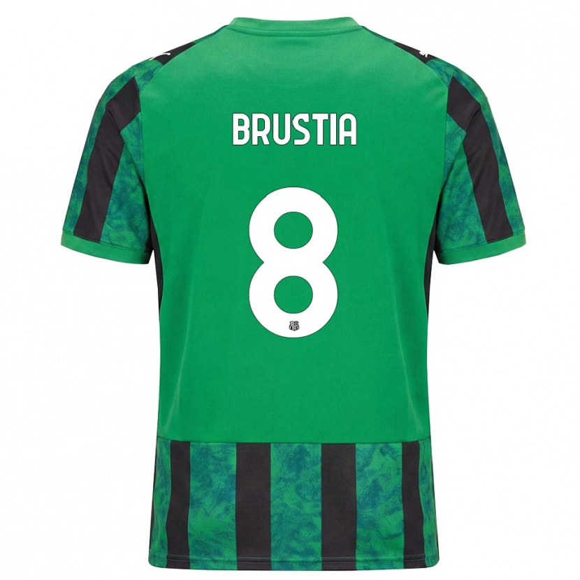 Danxen Men Martina Brustia #8 Green Black White Home Jersey 2026/27 T-Shirt
