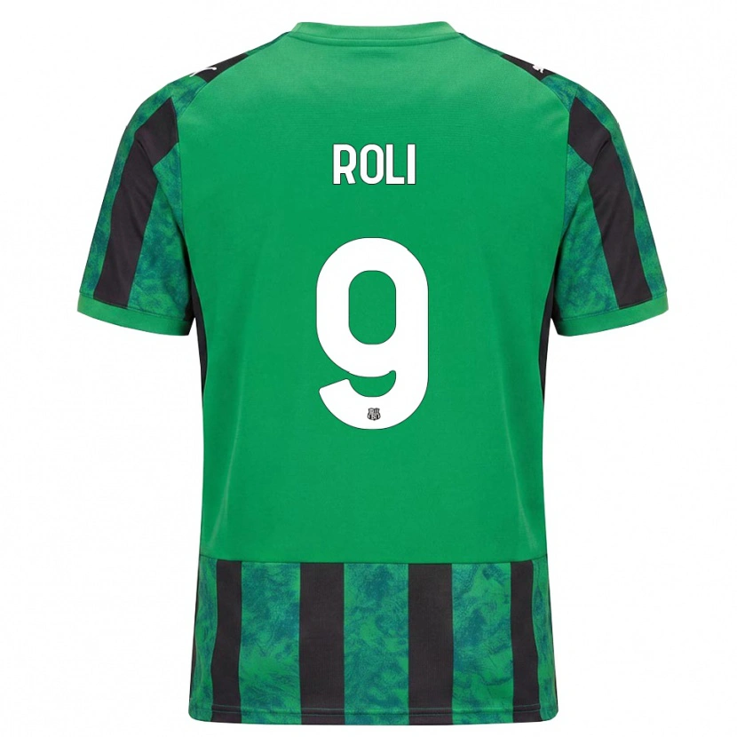Danxen Men Riccardo Roli #9 Green Black White Home Jersey 2026/27 T-Shirt