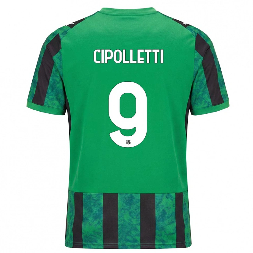 Danxen Men Matteo Cipolletti #9 Green Black White Home Jersey 2026/27 T-Shirt