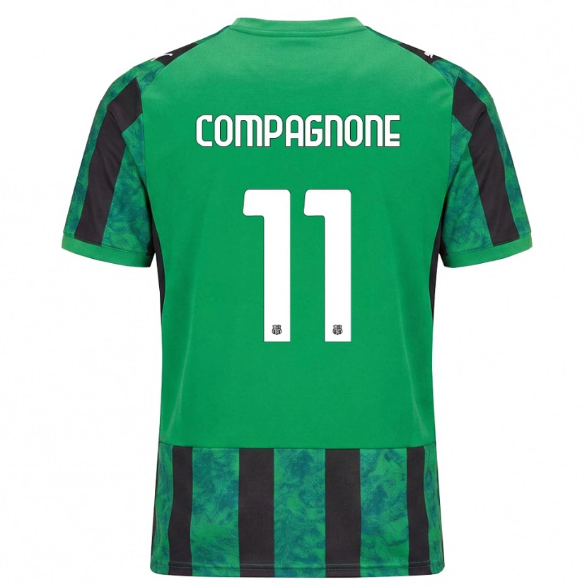 Danxen Men Pasquale Compagnone #11 Green Black White Home Jersey 2026/27 T-Shirt