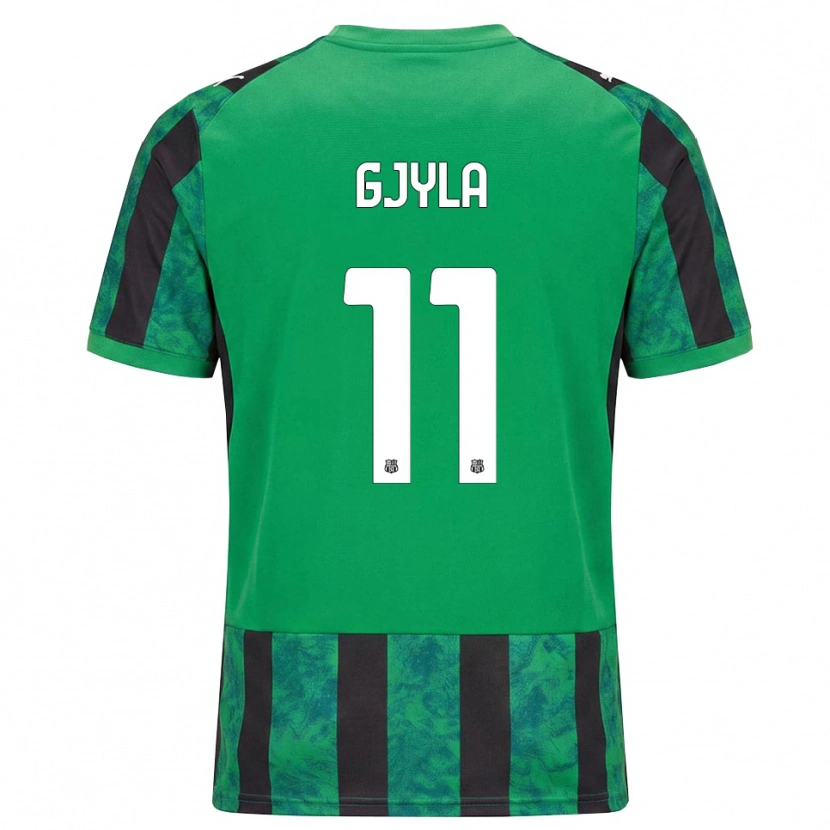 Danxen Men Briajan Gjyla #11 Green Black White Home Jersey 2026/27 T-Shirt