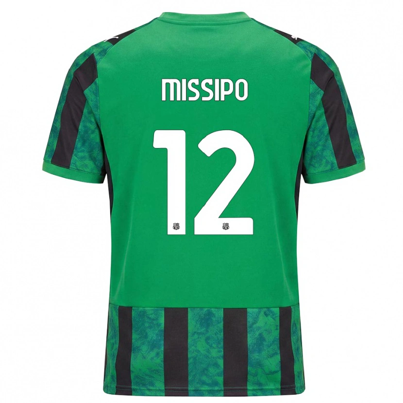 Danxen Men Kassandra Missipo #12 Green Black White Home Jersey 2026/27 T-Shirt