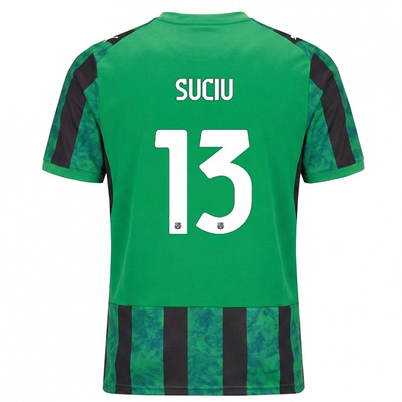 Danxen Men Tudor Suciu #13 Green Black White Home Jersey 2026/27 T-Shirt