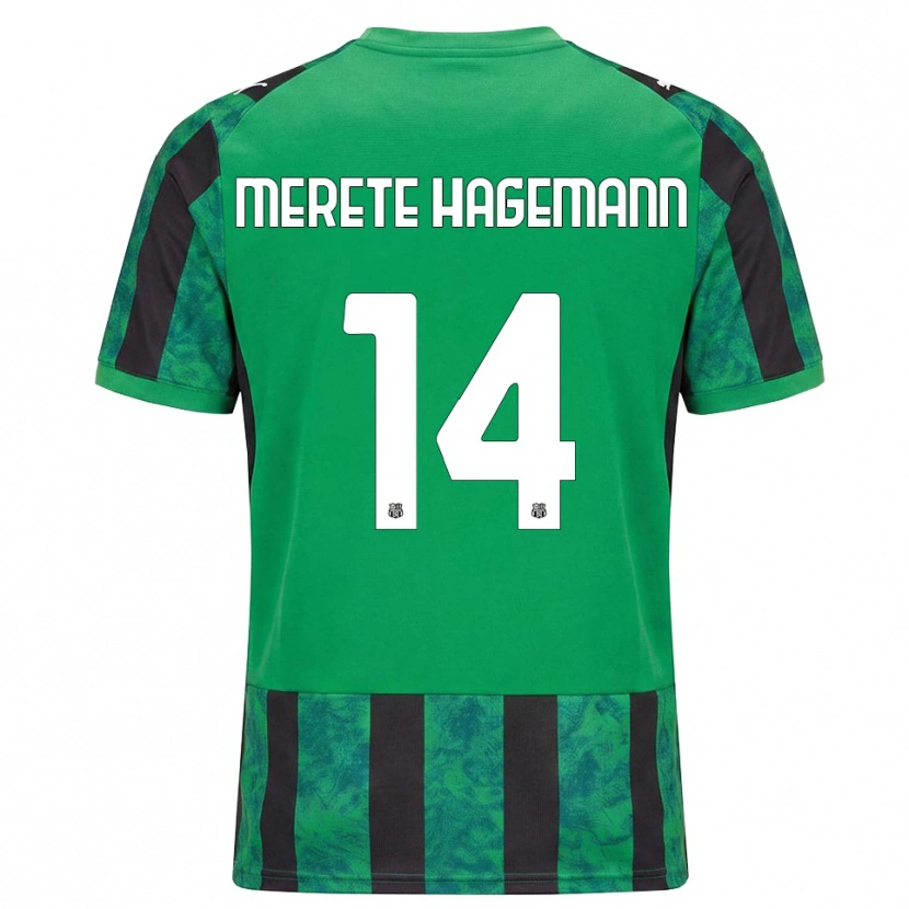 Danxen Men Maja Merete Hagemann #14 Green Black White Home Jersey 2026/27 T-Shirt