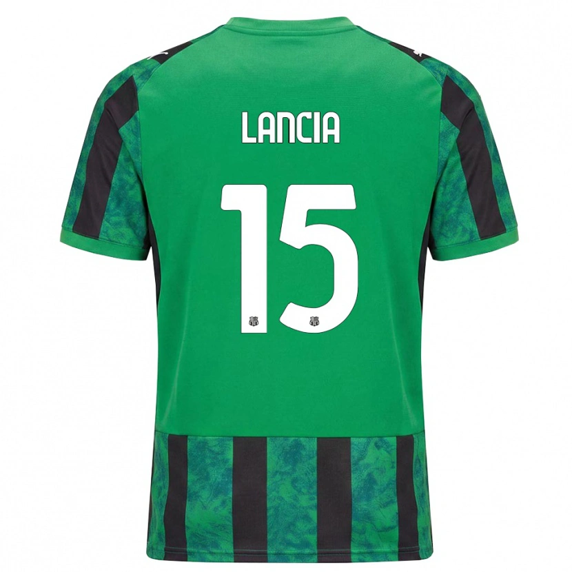 Danxen Men Filippo Lancia #15 Green Black White Home Jersey 2026/27 T-Shirt