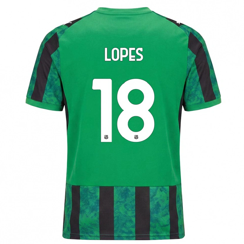 Danxen Men Emerick Lopes #18 Green Black White Home Jersey 2026/27 T-Shirt