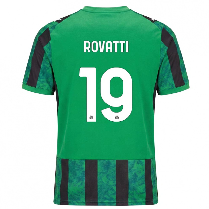 Danxen Men Matteo Rovatti #19 Green Black White Home Jersey 2026/27 T-Shirt