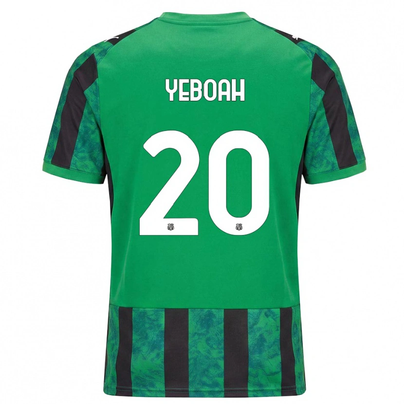 Danxen Men Daniel Yeboah #20 Green Black White Home Jersey 2026/27 T-Shirt