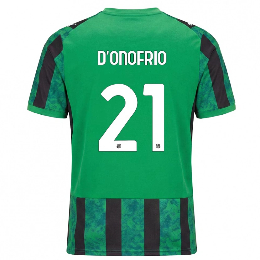 Danxen Men Karol D'onofrio #21 Green Black White Home Jersey 2026/27 T-Shirt