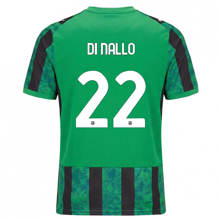 Danxen Men Erica Di Nallo #22 Green Black White Home Jersey 2026/27 T-Shirt