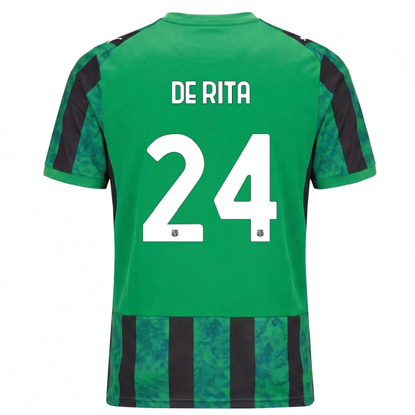Danxen Men Aurora De Rita #24 Green Black White Home Jersey 2026/27 T-Shirt