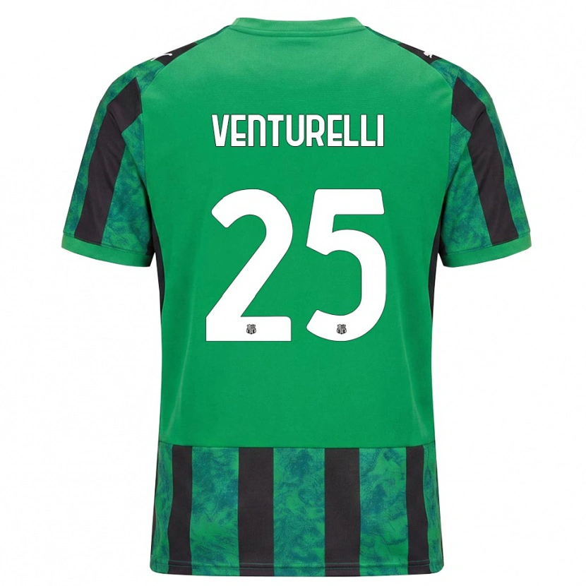 Danxen Men Caterina Venturelli #25 Green Black White Home Jersey 2026/27 T-Shirt