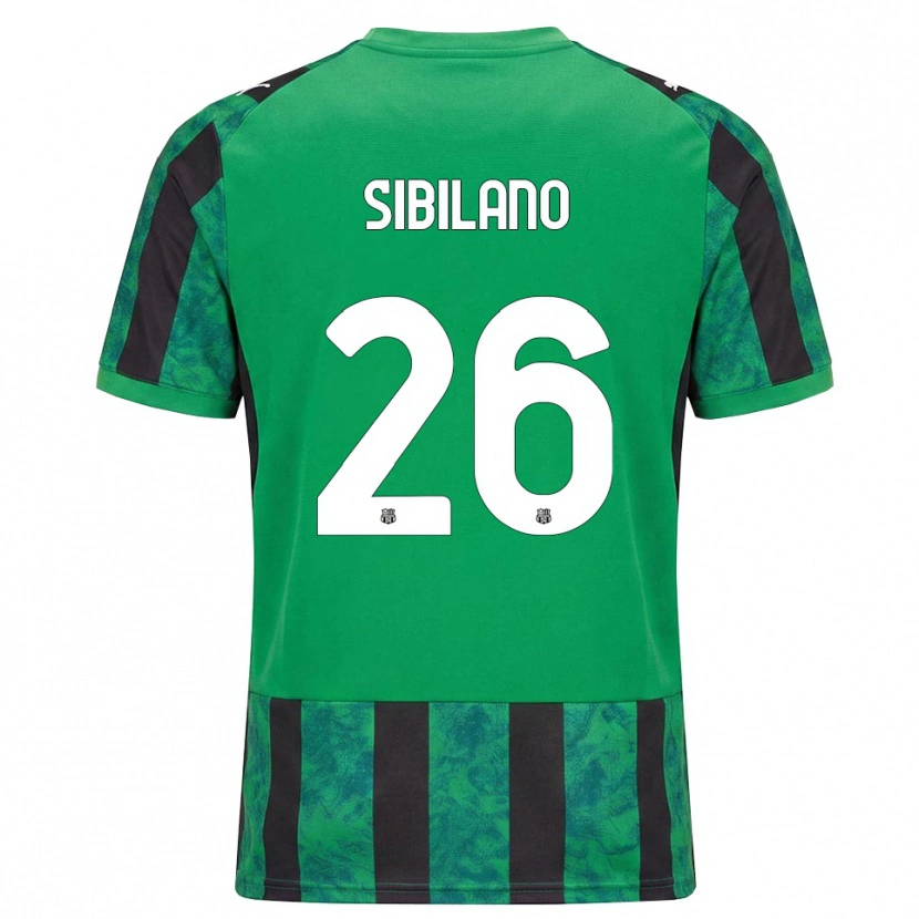 Danxen Men Alessio Sibilano #26 Green Black White Home Jersey 2026/27 T-Shirt