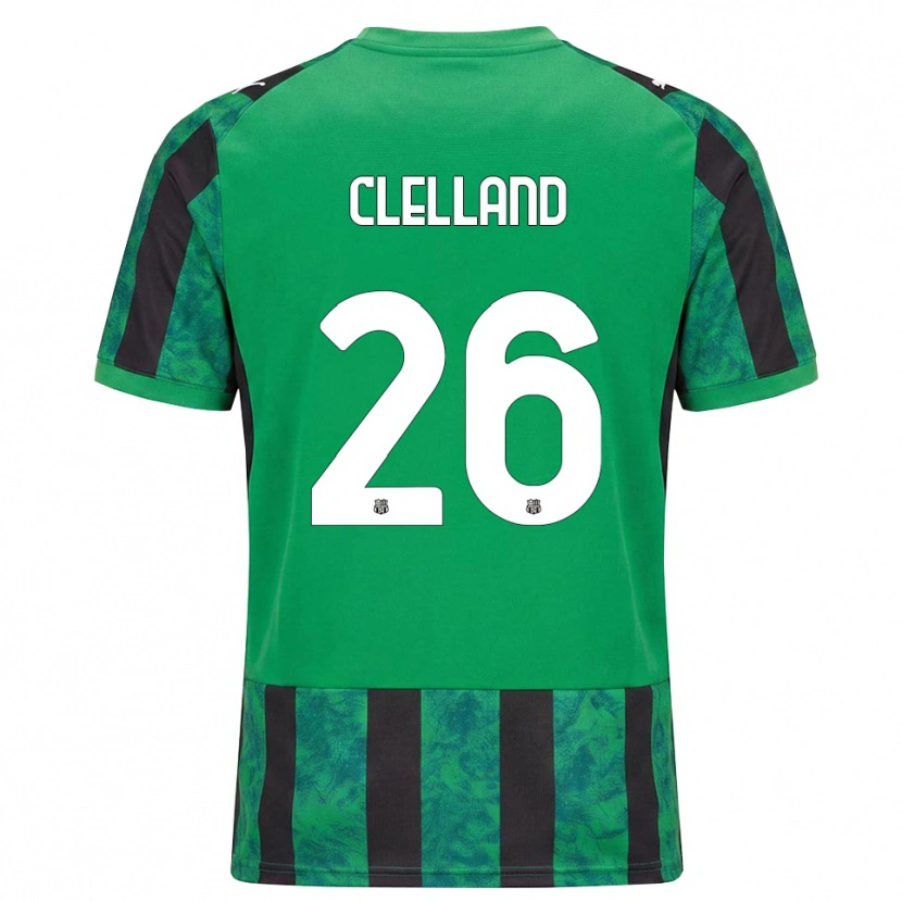 Danxen Men Lana Clelland #26 Green Black White Home Jersey 2026/27 T-Shirt