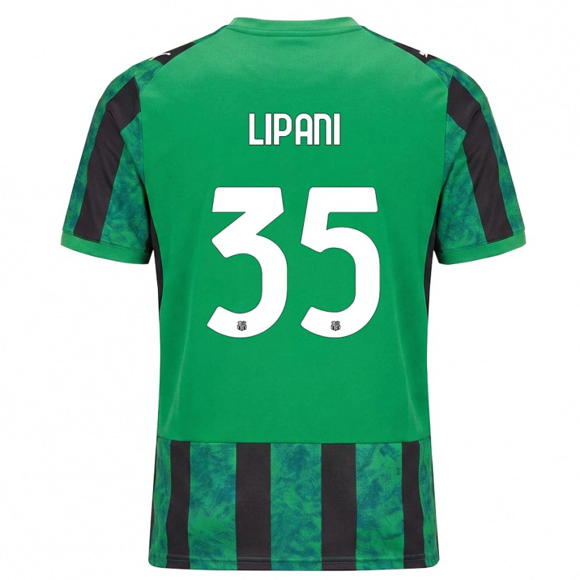 Danxen Men Luca Lipani #35 Green Black White Home Jersey 2026/27 T-Shirt