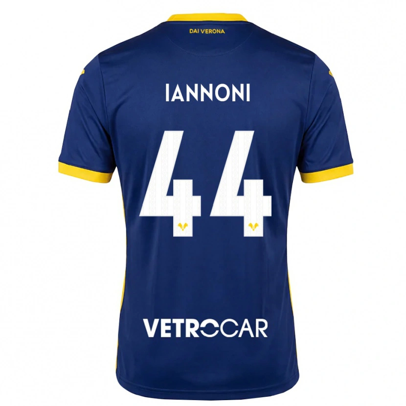 Danxen Men Edoardo Iannoni #44 Royal Blue Yellow White Home Jersey 2026/27 T-Shirt