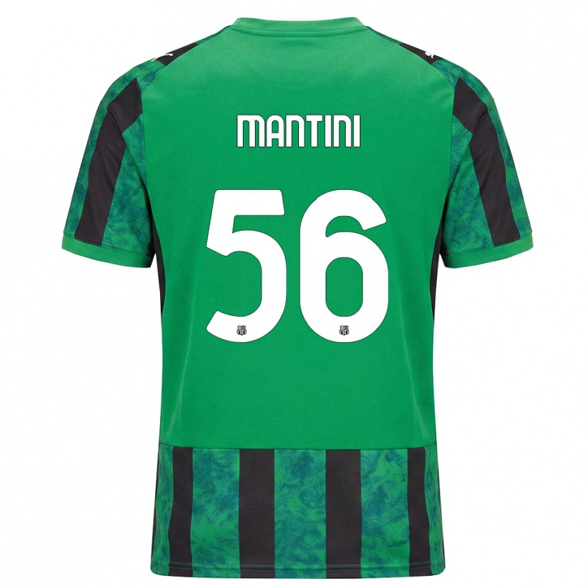 Danxen Men Raffaele Mantini #56 Green Black White Home Jersey 2026/27 T-Shirt