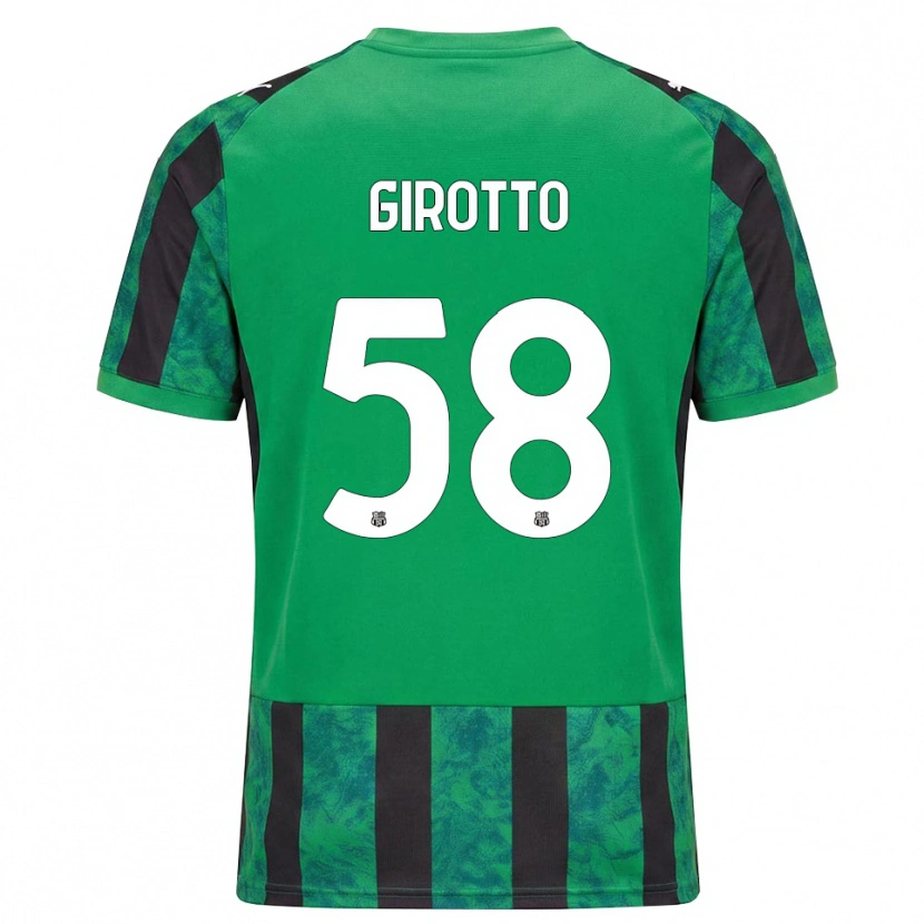 Danxen Men Emma Girotto #58 Green Black White Home Jersey 2026/27 T-Shirt